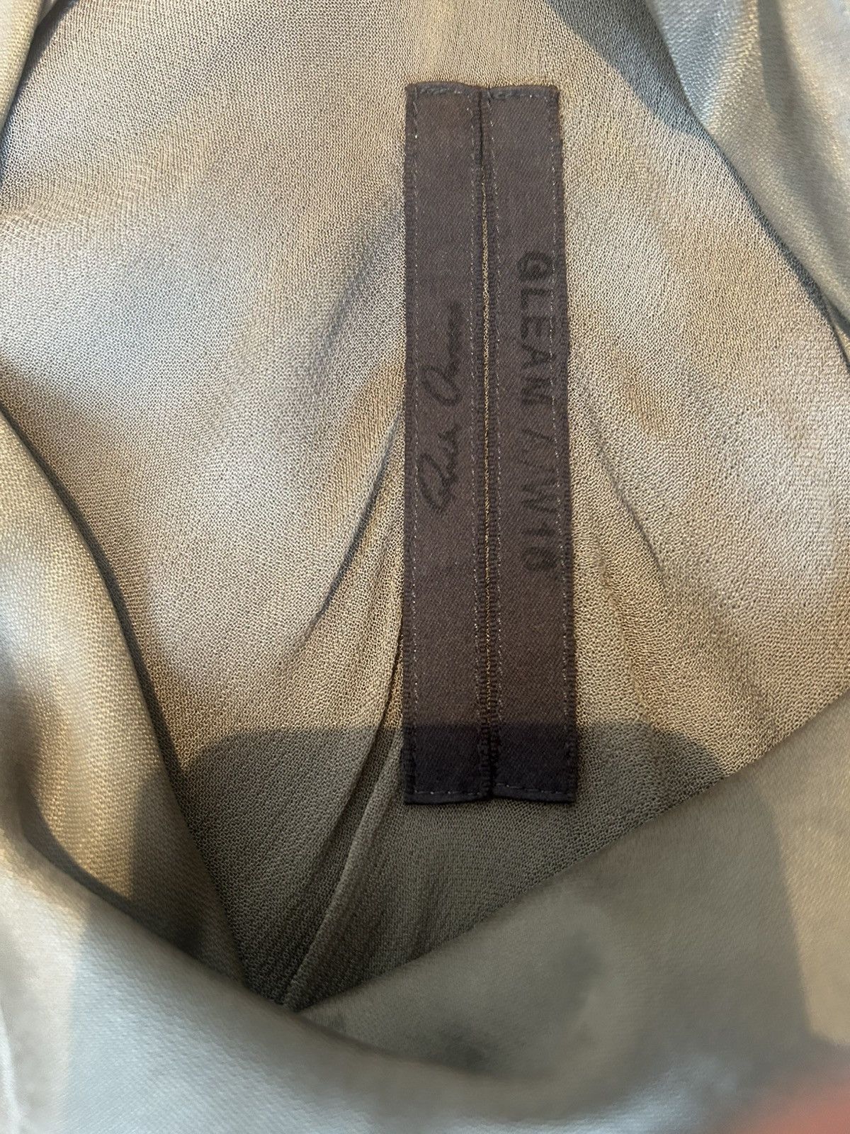 Rick Owens Rick Owens silk Dress Gleam AW 2010 DE 36 Size S / US 4 / IT 40 - 4 Thumbnail