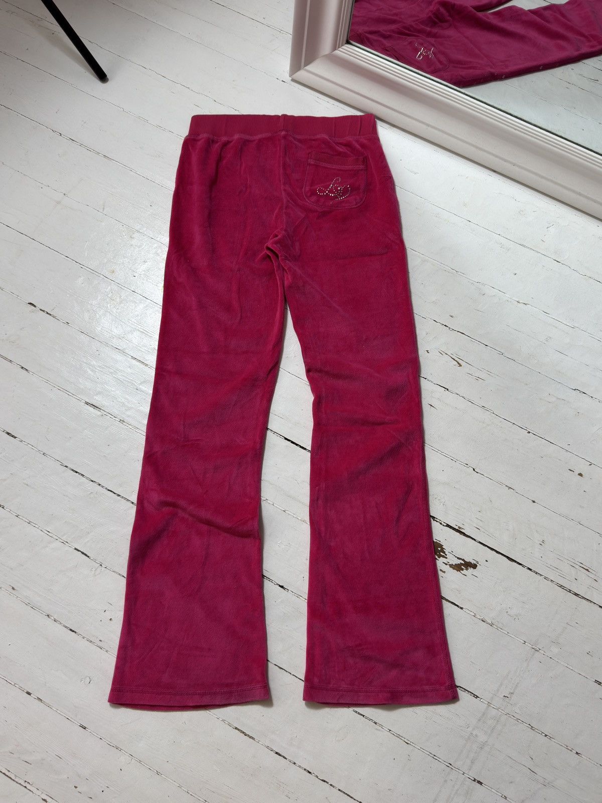 Other VINTAGE LIPSY VELOUR 2000s PINK PANTS Size 28" / US 6 / IT 42 - 13 Thumbnail