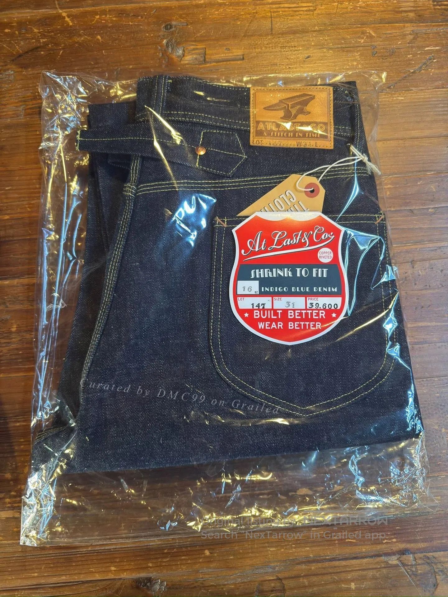 At Last & Co ATLAST&CO 16oz Denim Jeans. Size US 31 - 1 Thumbnail