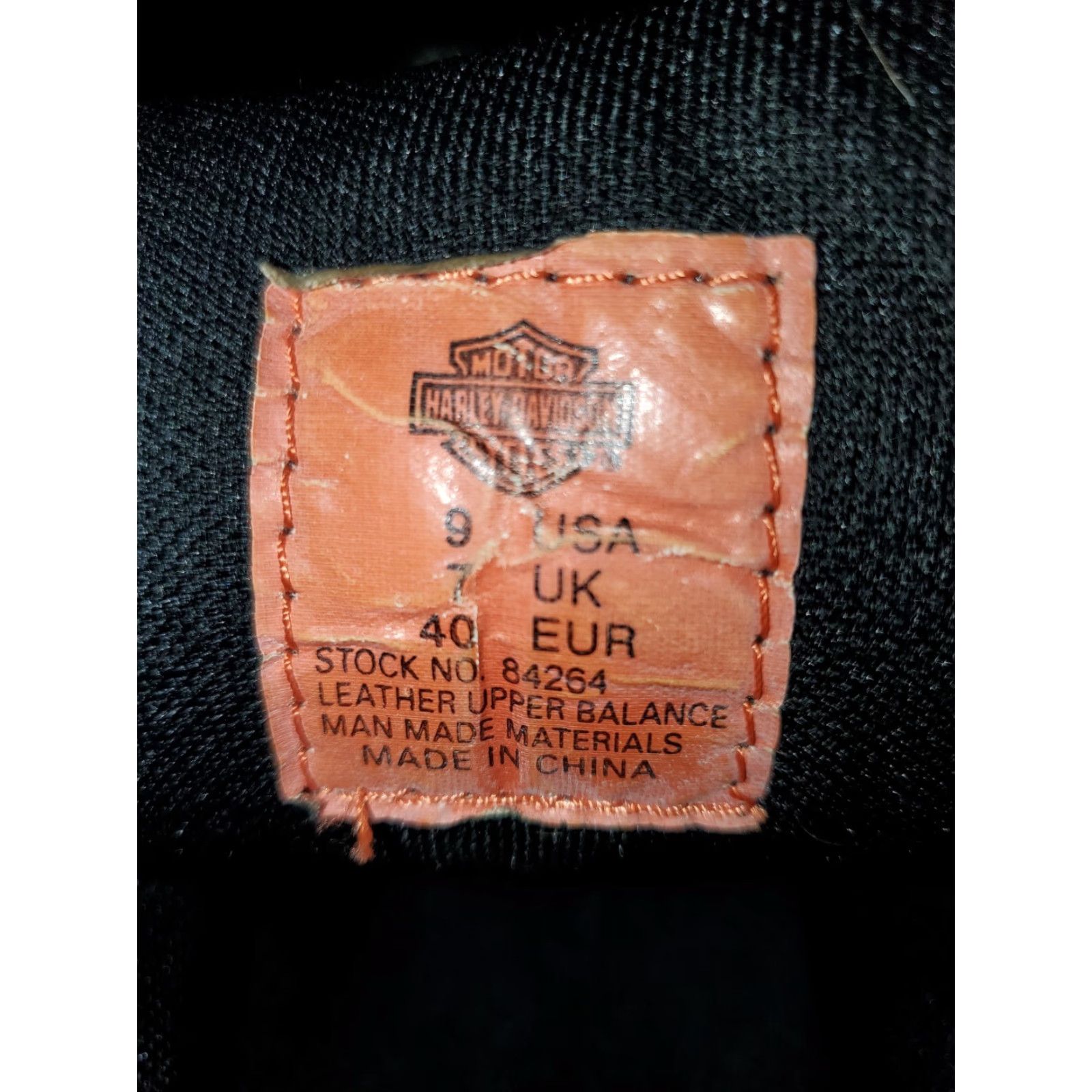 Harley Davidson Harley-Davidson Signature Black Leather Motorcycle Ankle Boot Women's 9 Size US 9 / IT 39 - 7 Thumbnail