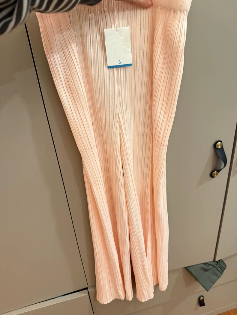 Other Issey Miyake size:3 Peach pink wide-leg pants Size 31" - 2 Thumbnail