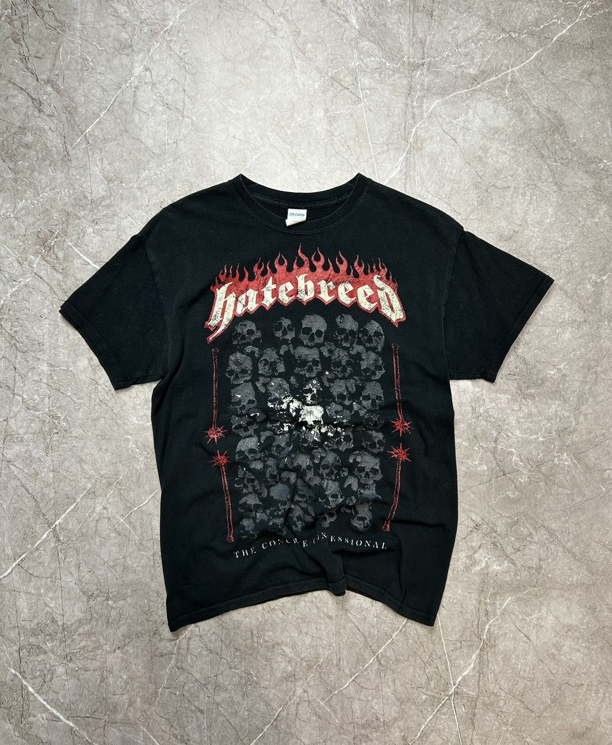 Band Tees × Vintage Vintage Y2KLEDZEPPELIN Hatebreed Rare Band Rock Tee Size US M / EU 48-50 / 2 - 1 Thumbnail