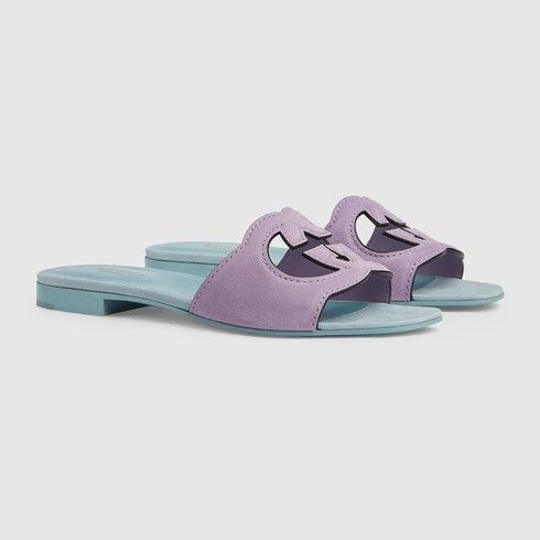Gucci Gucci Interlocking G Slide Sandals SIZE 36.5 Size ONE SIZE - 1 Thumbnail
