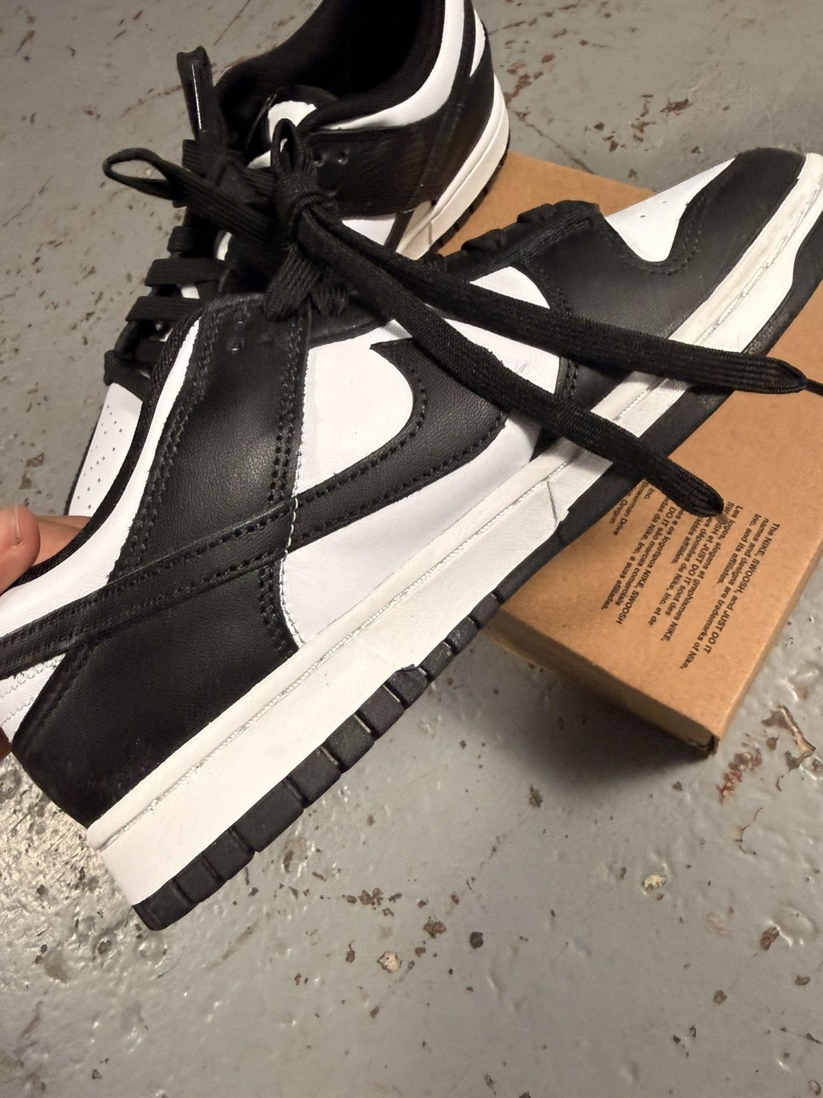 Nike Slightly Imperfect Nike Dunk Pandas Size US 8 / EU 41 - 14 Thumbnail