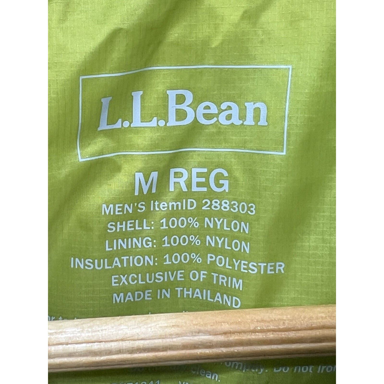 L.L. Bean L.L.Bean Primaloft Packaway Green Jacket Size Medium Regular Size US L / EU 52-54 / 3 - 3 Thumbnail