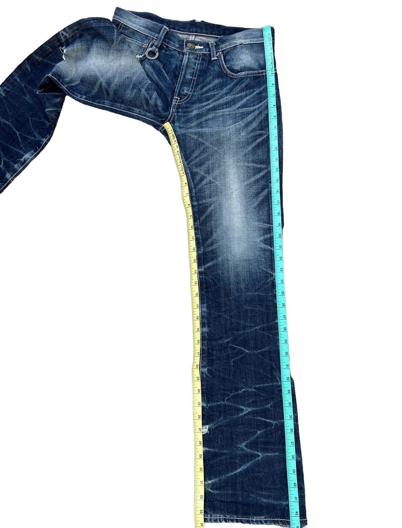 BUFFALO BOBS Vintage Buffalo Bobs Japan Rips Distress Denim Flared Jeans Size US 30 / EU 46 - 5 Thumbnail
