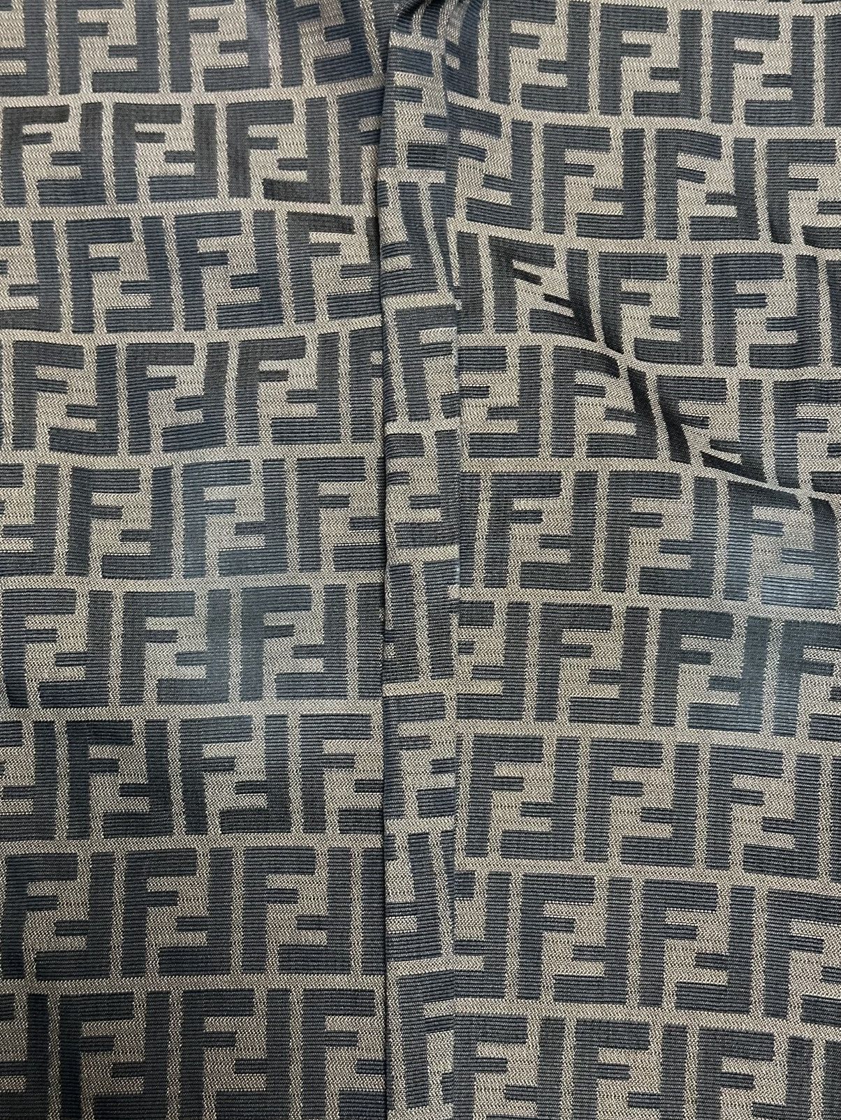 Fendi FENDI Vintage FF Zucca Monogram High Rise Straight Leg Pants Size 28" / US 6 / IT 42 - 6 Thumbnail
