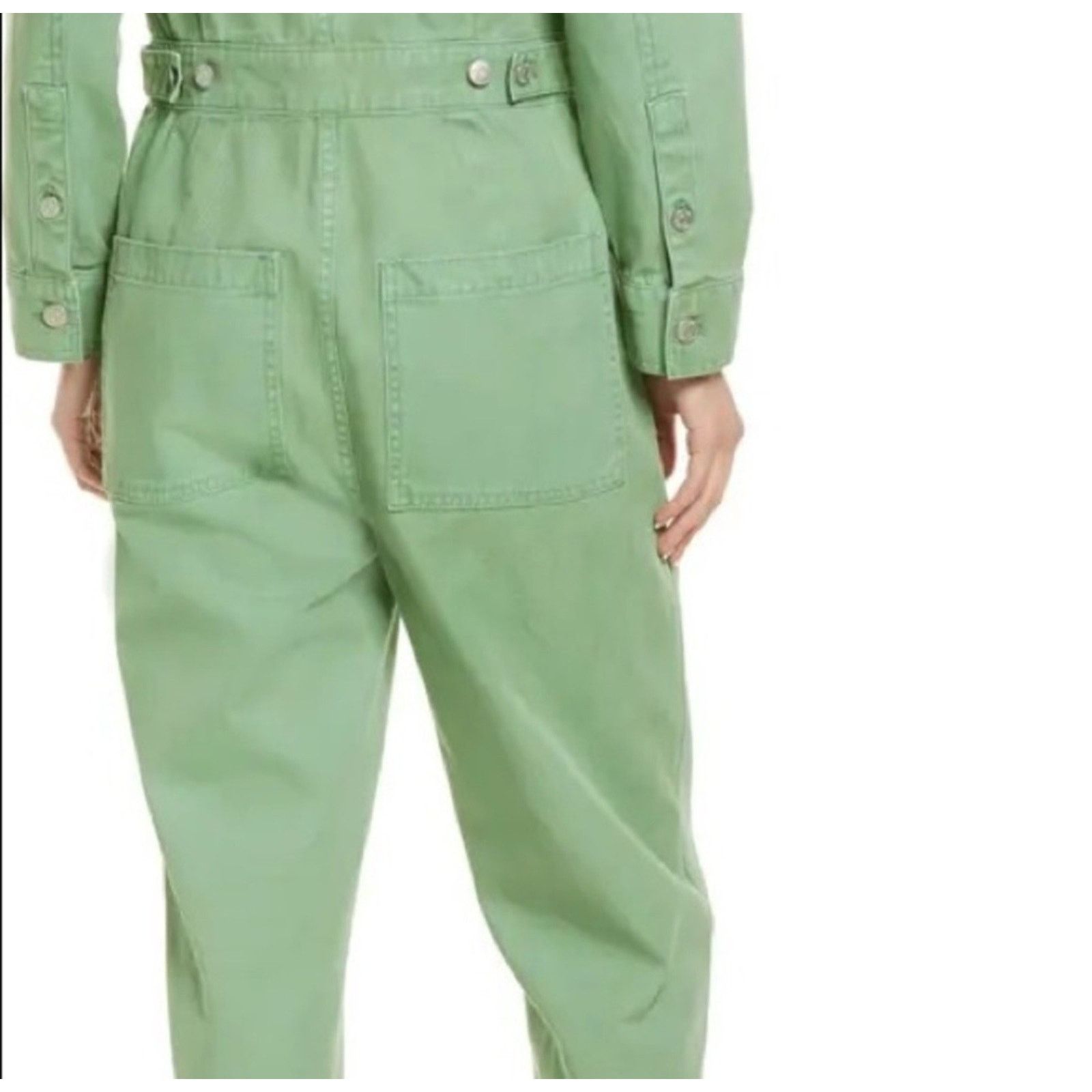 Madewell Madewell Coverall Jumpsuit Garment Dyed Utility XSP Size 26" / US 2 / IT 38 - 3 Thumbnail