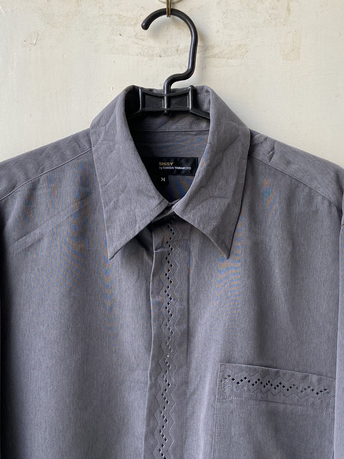 Japanese Brand × Kansai Yamamoto SISSY By KANSAI YAMAMOTO Grey Shirt Size US M / EU 48-50 / 2 - 13 Thumbnail