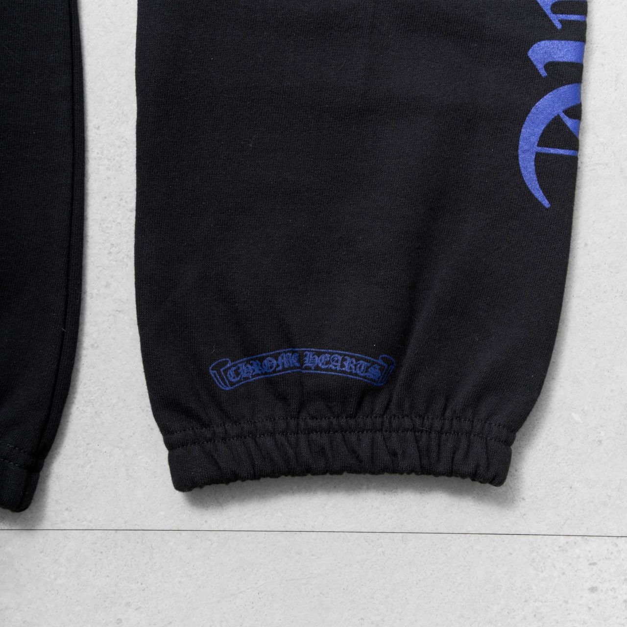 Chrome Hearts CHROME HEARTS Horseshoe Blue Print Sweatpants BLACK Size US 29 - 5 Thumbnail
