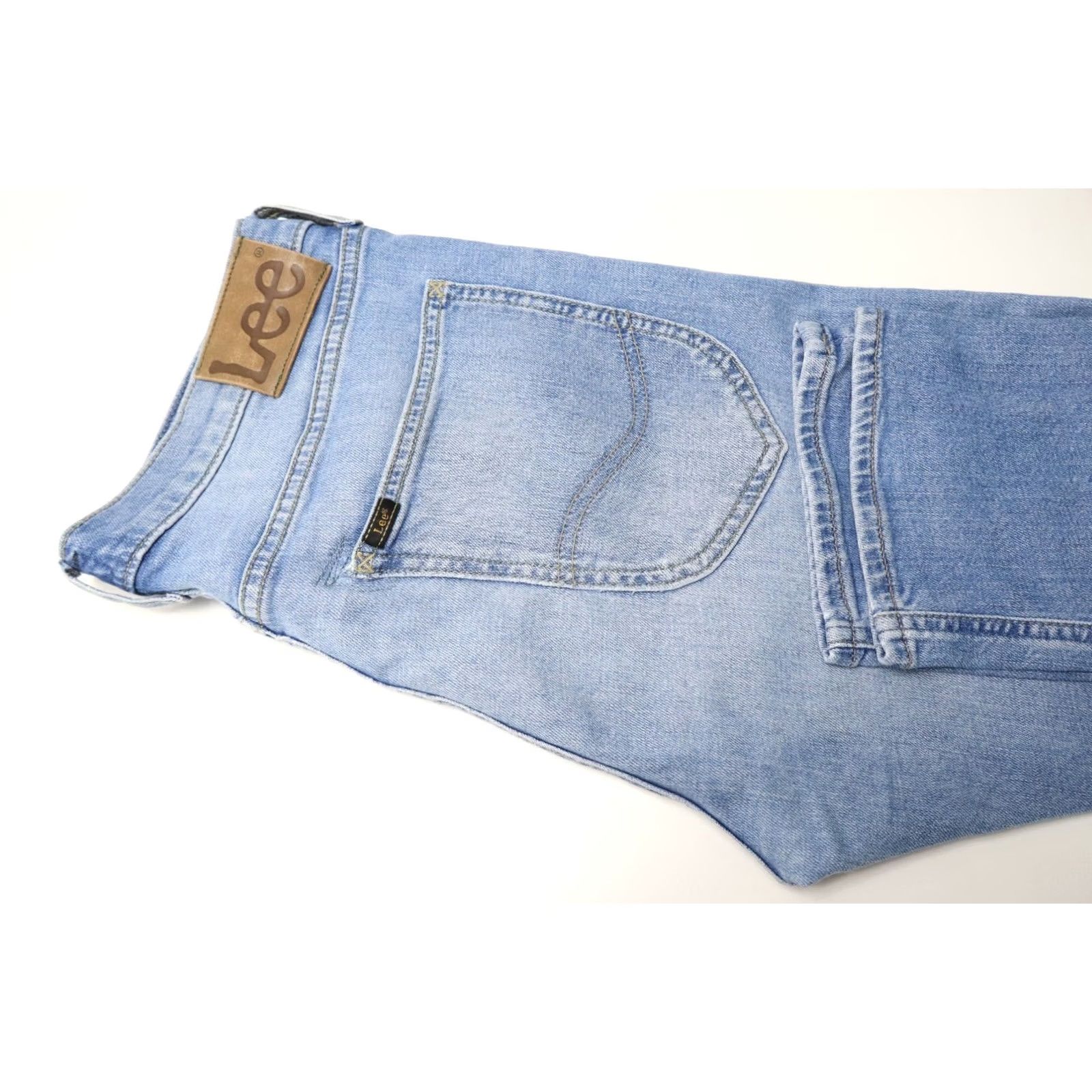 Lee Lee Luke Jeans Men's Slim Fit Blue W32/L32 Stretch Distressed Fade Effect Size US 32 / EU 48 - 7 Thumbnail