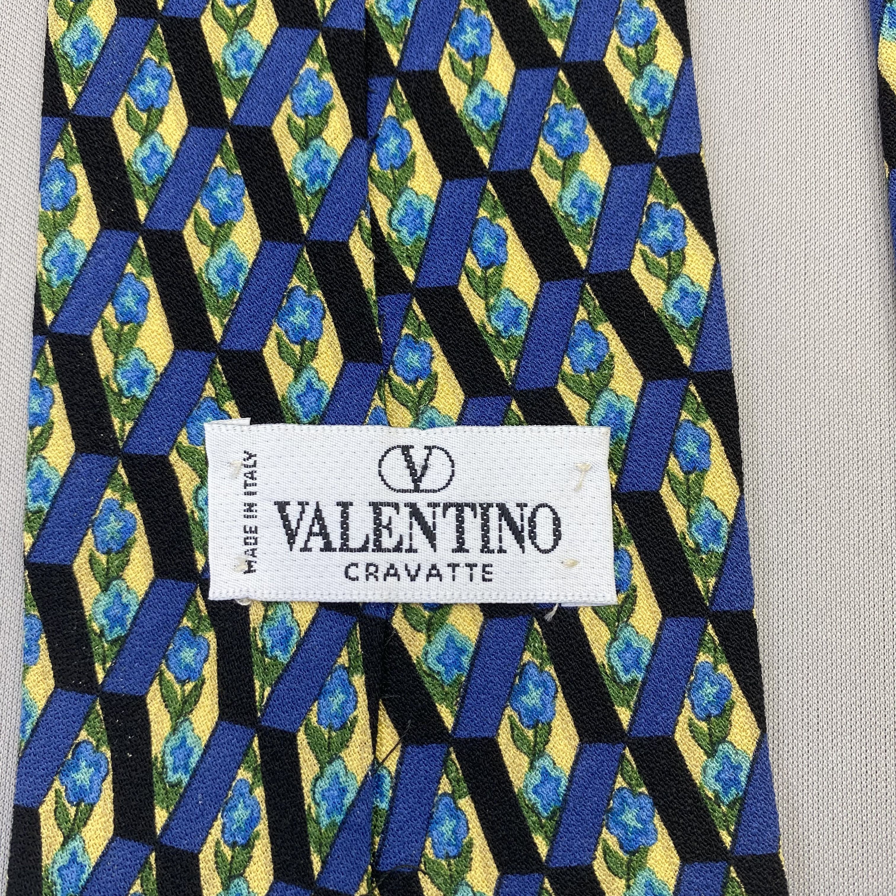 Valentino Vintage Valentino SILK Necktie Cravate Pure Silk Neck Tie Size ONE SIZE - 8 Thumbnail