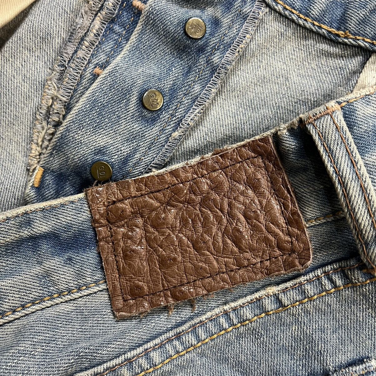 If Six Was Nine GOA Mud Wash distressed selvedge denim pants Size US 31 - 13 Thumbnail
