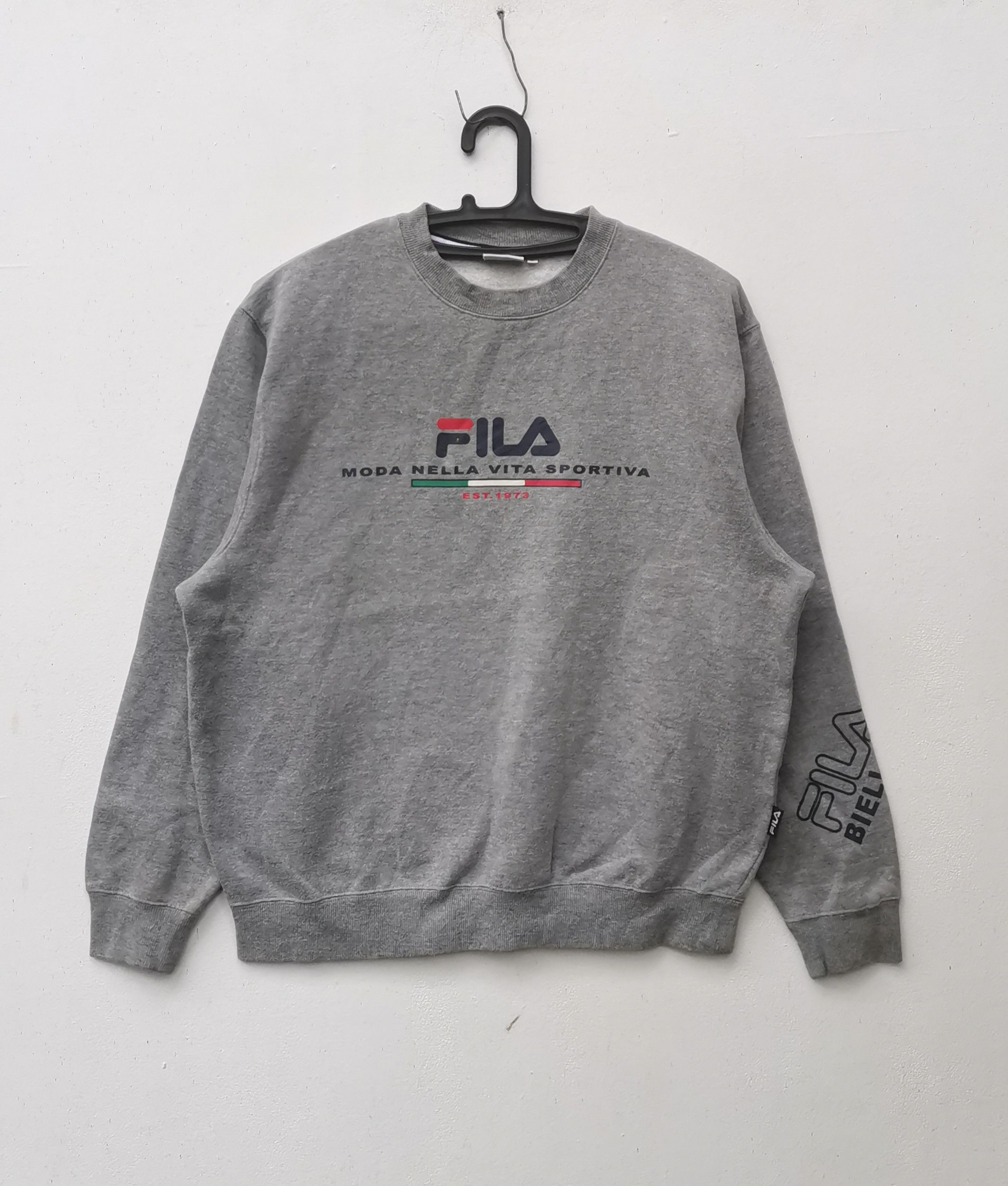 Fila × Vintage Rare vintage FILA sweatshirt grey colour Size US L / EU 52-54 / 3 - 1 Thumbnail