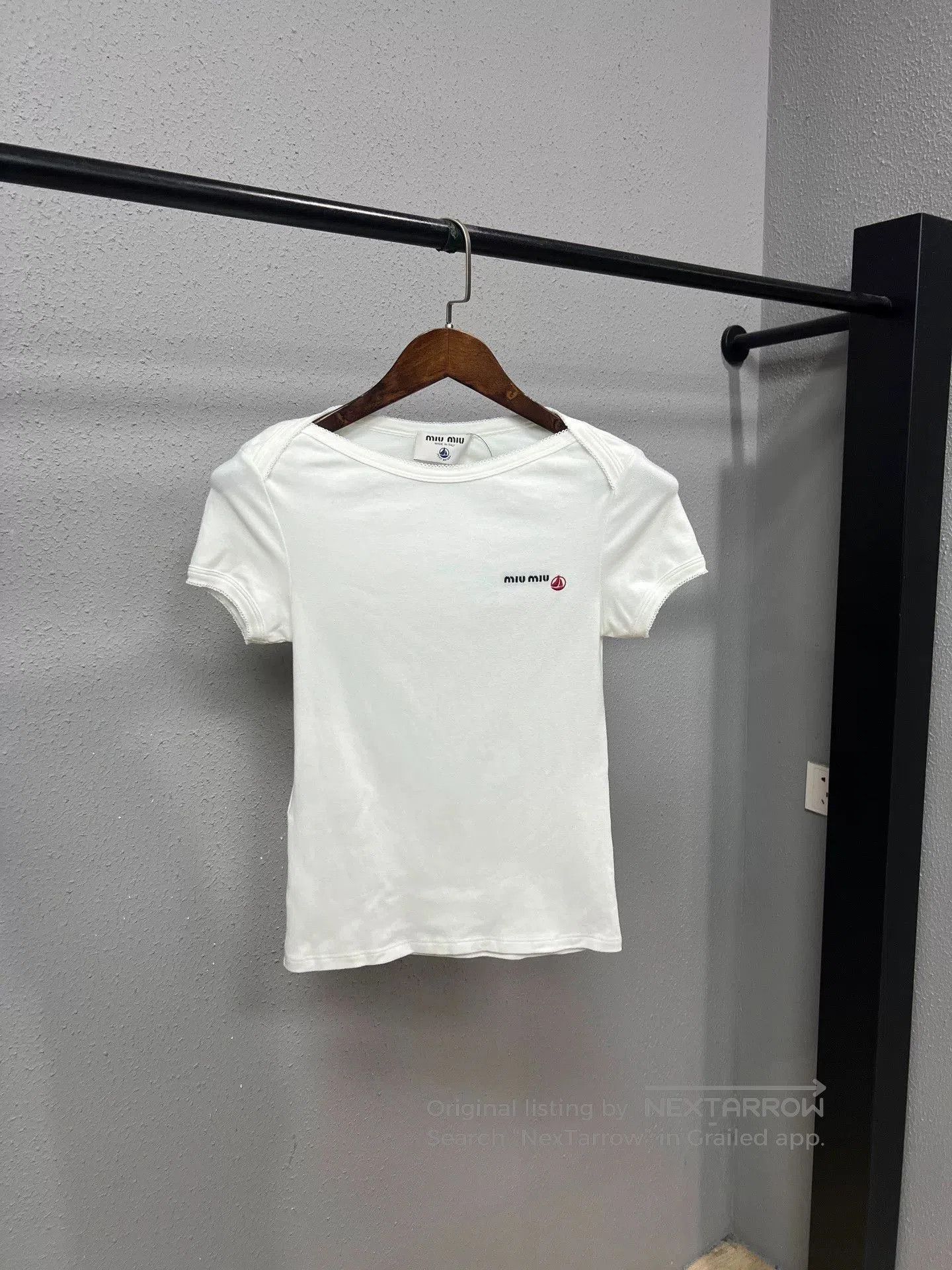Miu Miu Miumiu Limited Edition Short Sleeve T-Shirt. Size M / US 6-8 / IT 42-44 - 1 Thumbnail