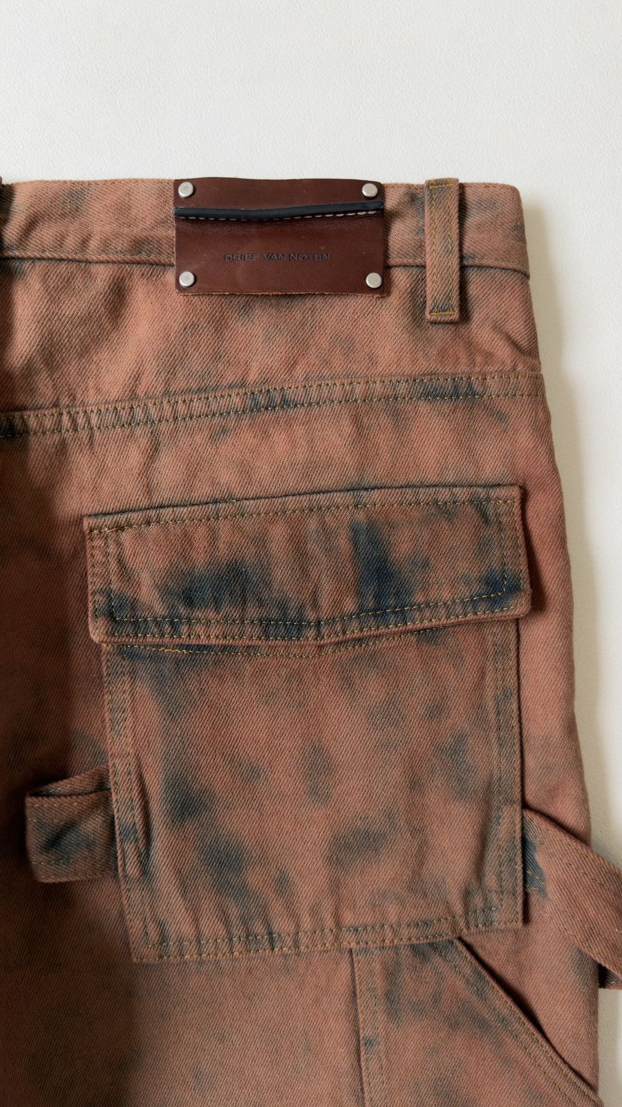 Dries Van Noten ‘Rust Wash’ Pine Utility Pants Size US 32 / EU 48 - 14 Thumbnail
