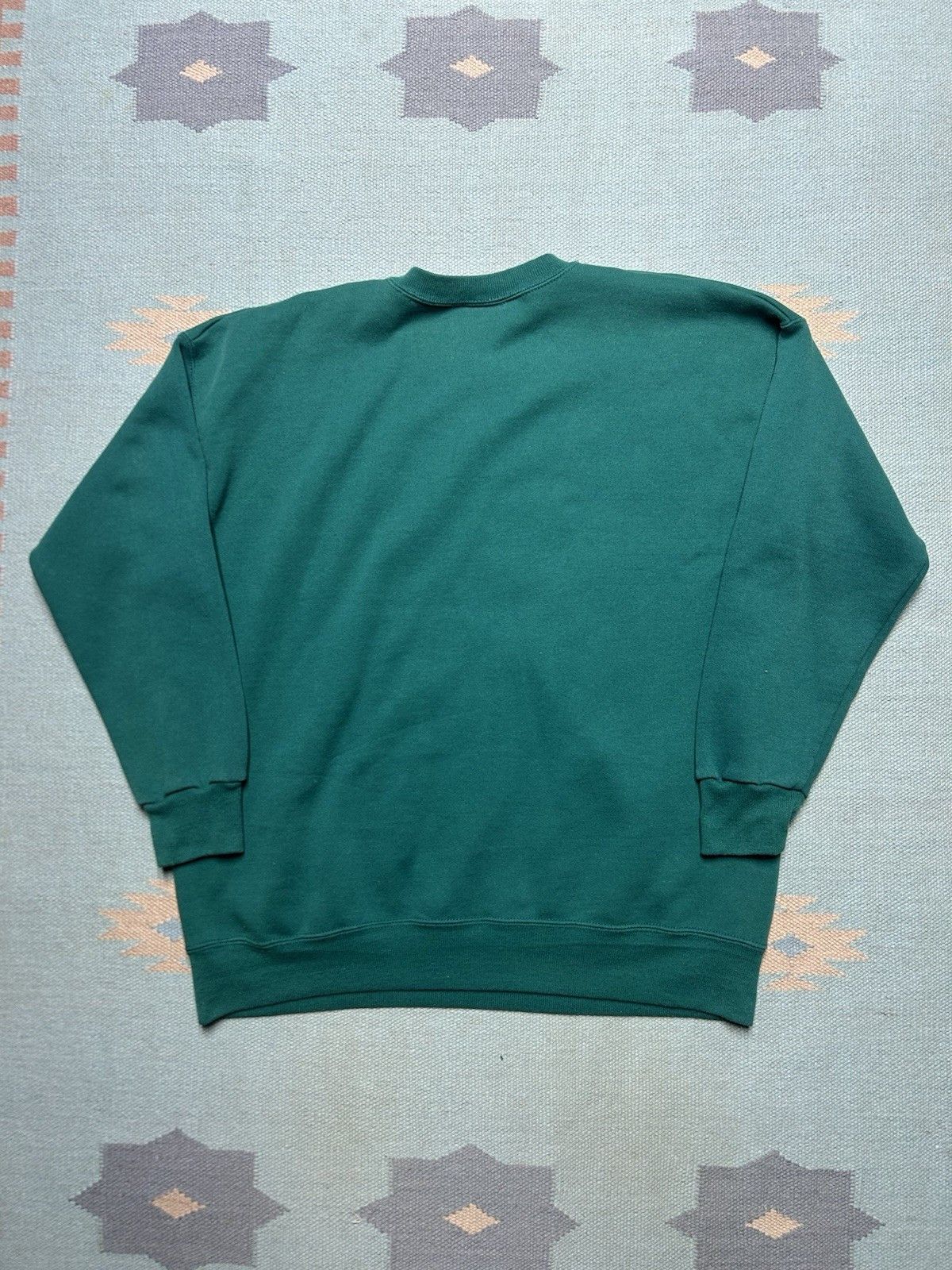 Vintage 80s sweatshirt Lee heavyweight sturdy blank forest green XL Size US XL / EU 56 / 4 - 5 Thumbnail