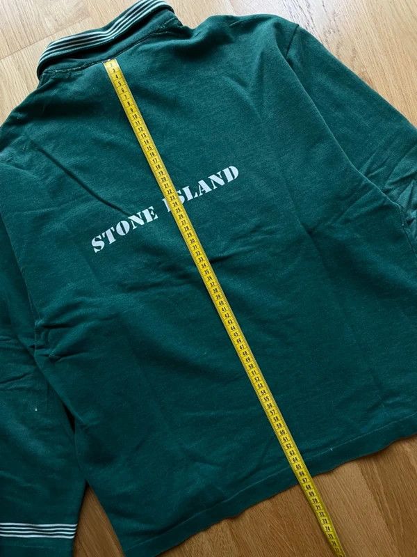 Stone Island Vintage 1980's Stone Island Polo Sweatshirt - Medium Size US M / EU 48-50 / 2 - 18 Thumbnail