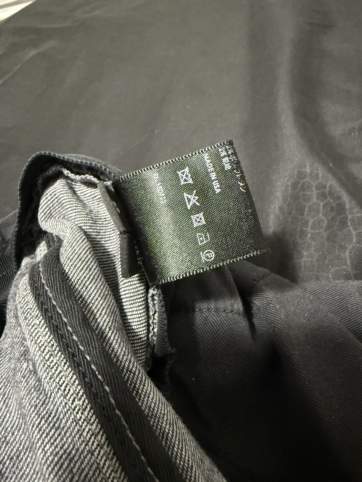Amiri Black wash grey amiri bandana patches Size US 32 / EU 48 - 5 Thumbnail