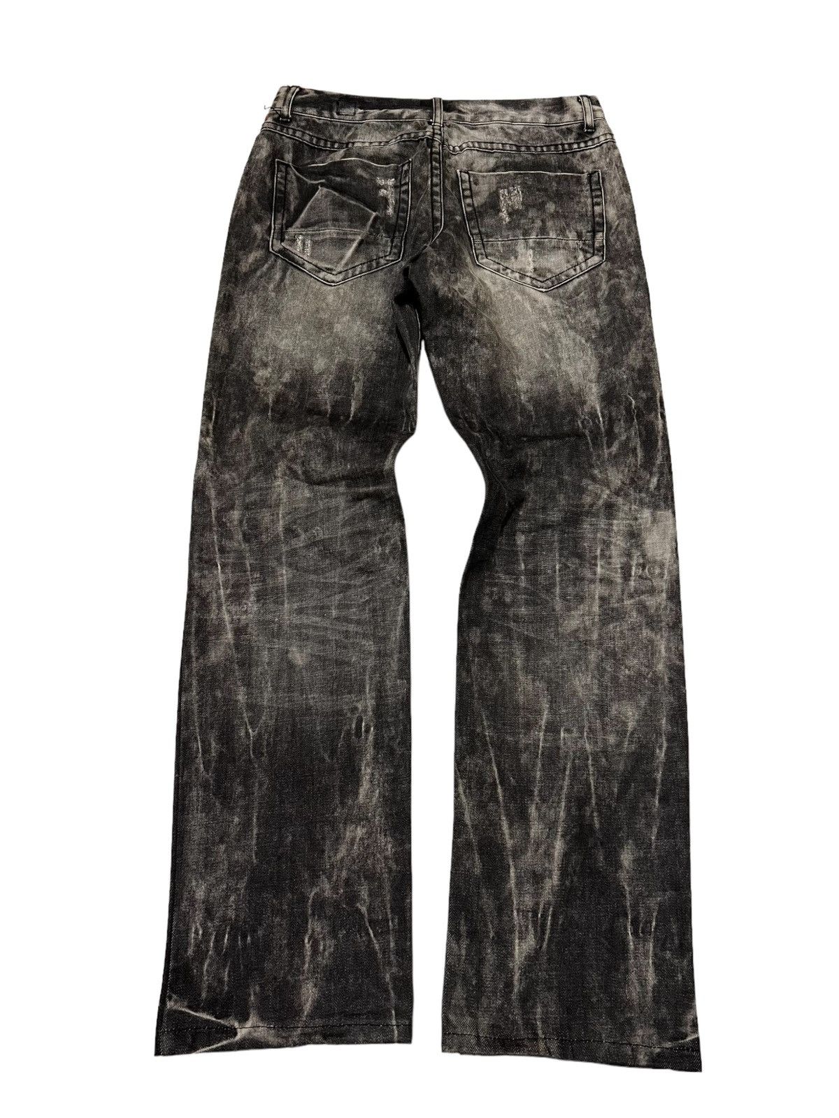 If Six Was Nine × Japanese Brand × Le Grande Bleu (L.G.B.) Semantic design acid wash jeans Size US 29 - 2 Thumbnail