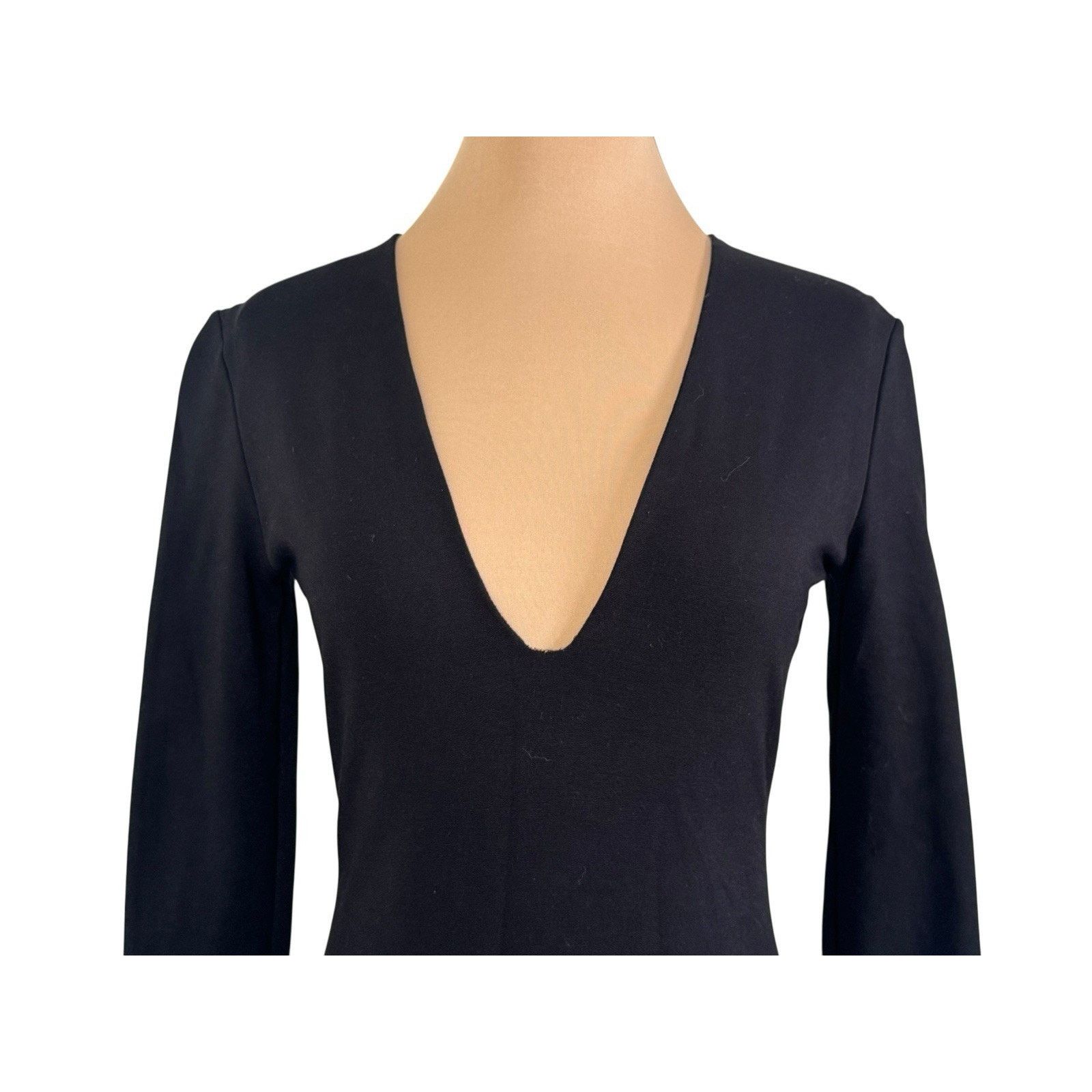 Other BEC & BRIDGE Imperial Deep V Neck Plunge Mini Dress Black Size S / US 4 / IT 40 - 5 Thumbnail