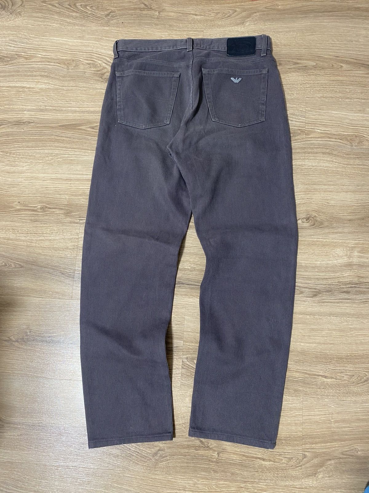 Armani Armani Jeans Corduroy Grey Pants Size: 34 Size US 34 / EU 50 - 1 Thumbnail