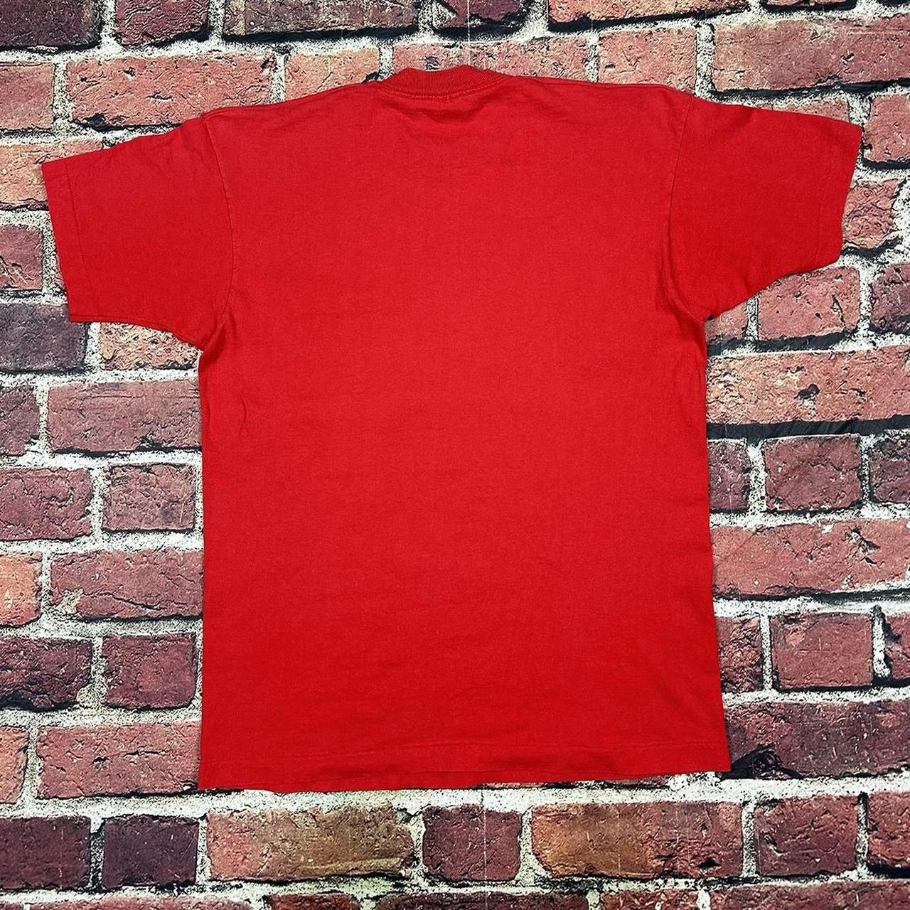 Other Vintage BVD Blank Red Pocket T-Shirt Single Stitch USA 90s Size US L / EU 52-54 / 3 - 3 Thumbnail