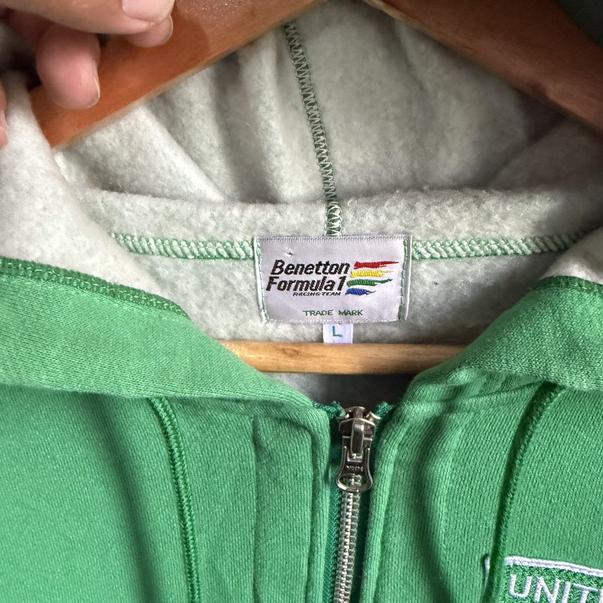 Benetton Vintage Benetton Formula One Hoodie Size US L / EU 52-54 / 3 - 3 Thumbnail
