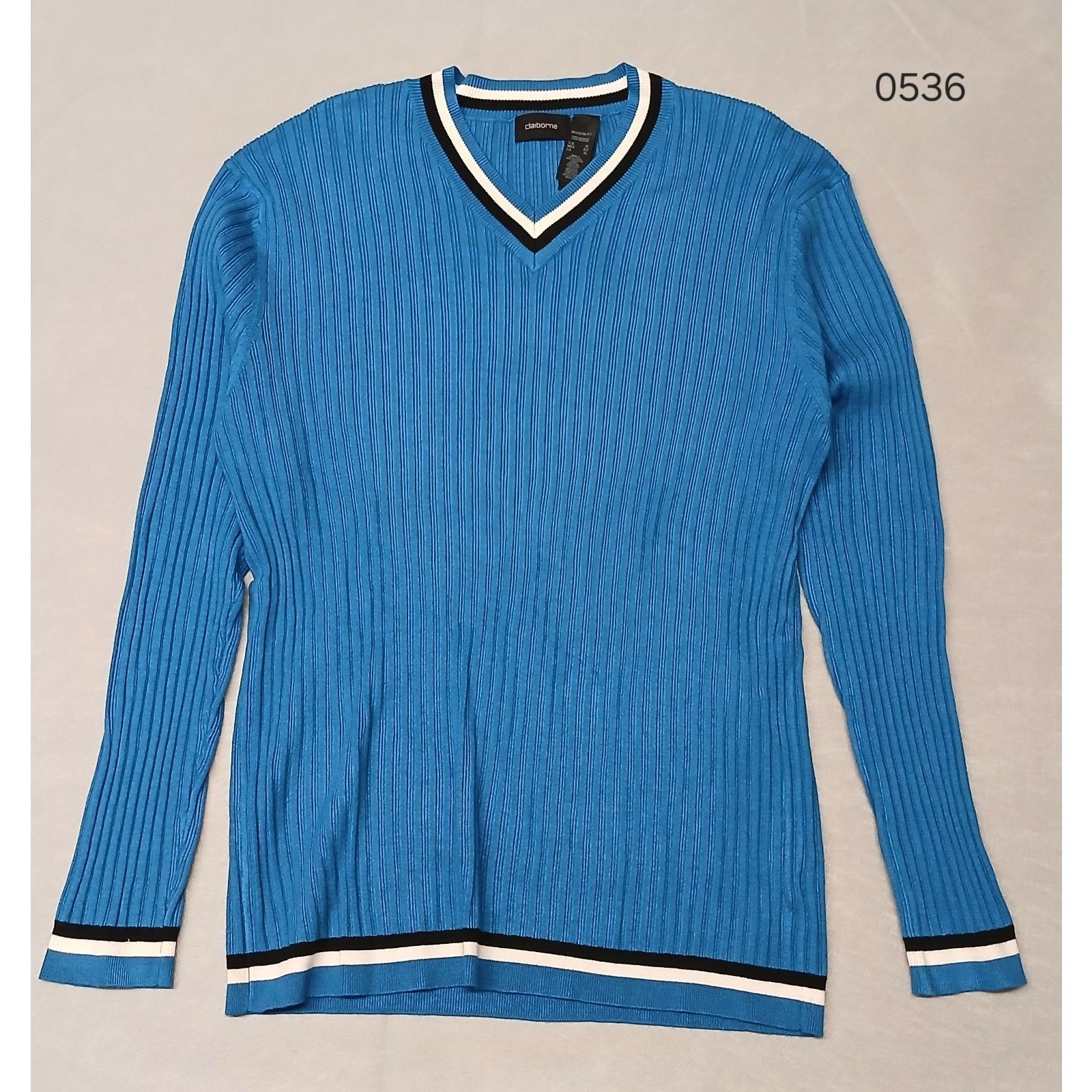 Liz Claiborne Claiborne Multicolor (XL) Stretch Long Sleeve Casual Sweater Size US XL / EU 56 / 4 - 1 Thumbnail