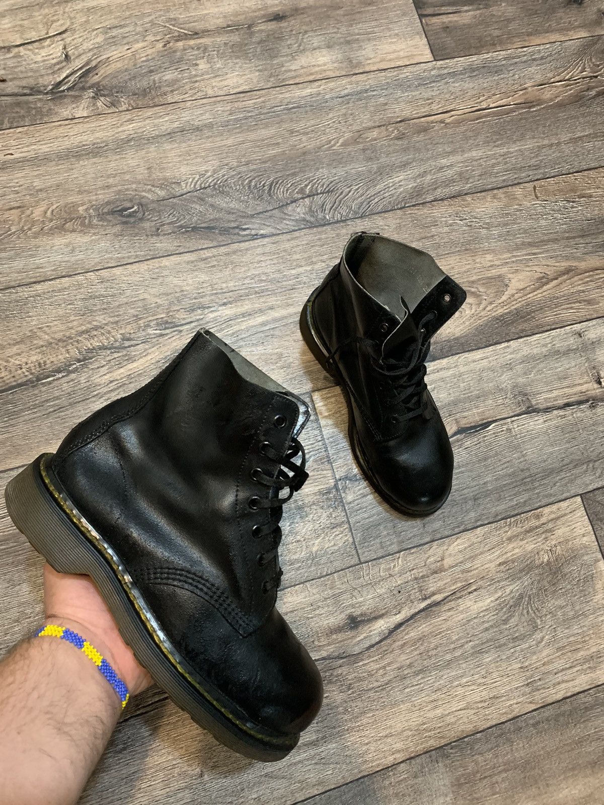 Vintage 80’ Dr. Martens Black Leather Boots Made In England
