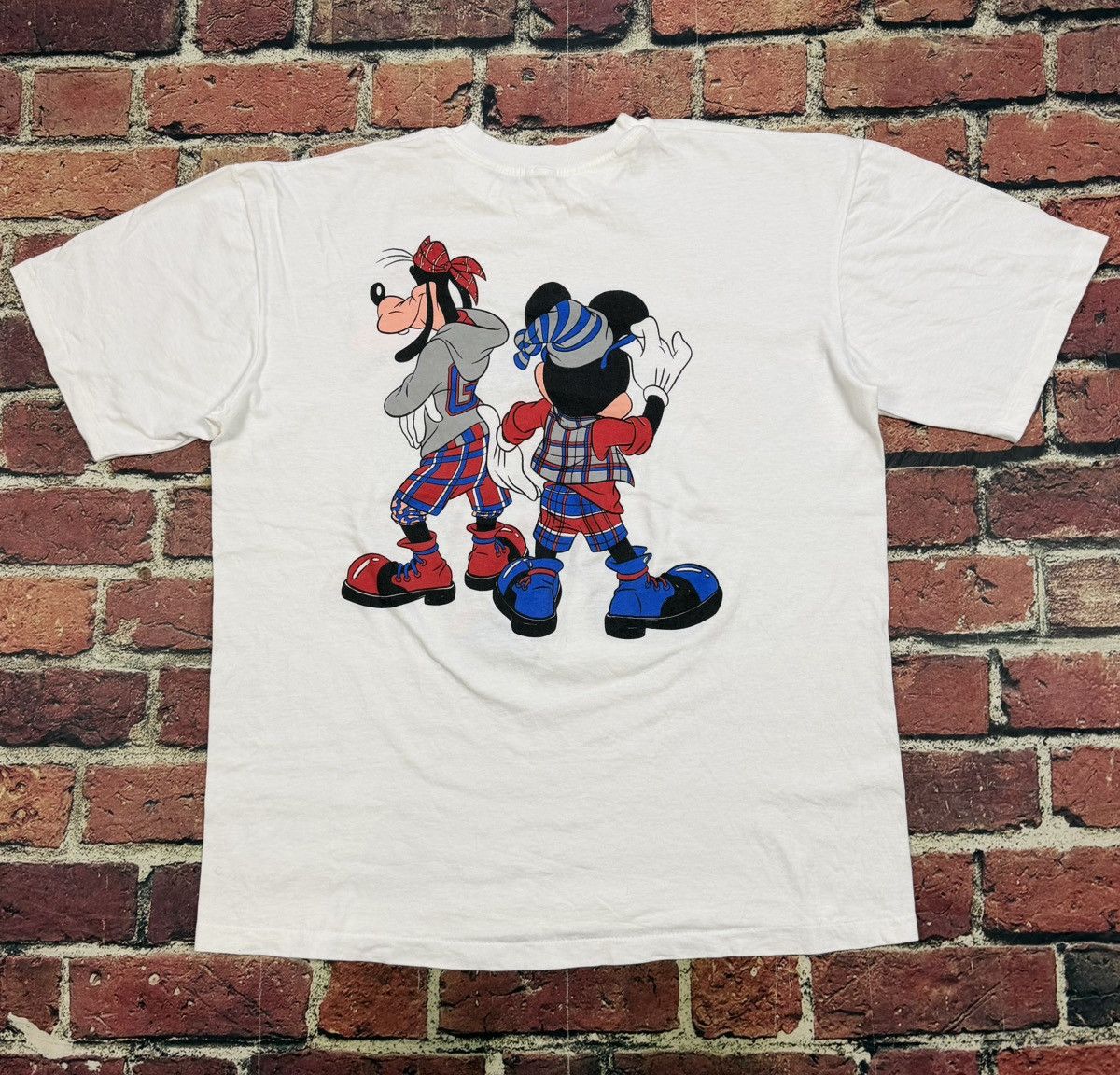 Disney Vintage 90s Disney Mickey Mouse Goofy Hip Hop Ocean City Tee Size US XXL / EU 58 / 5 - 2 Thumbnail