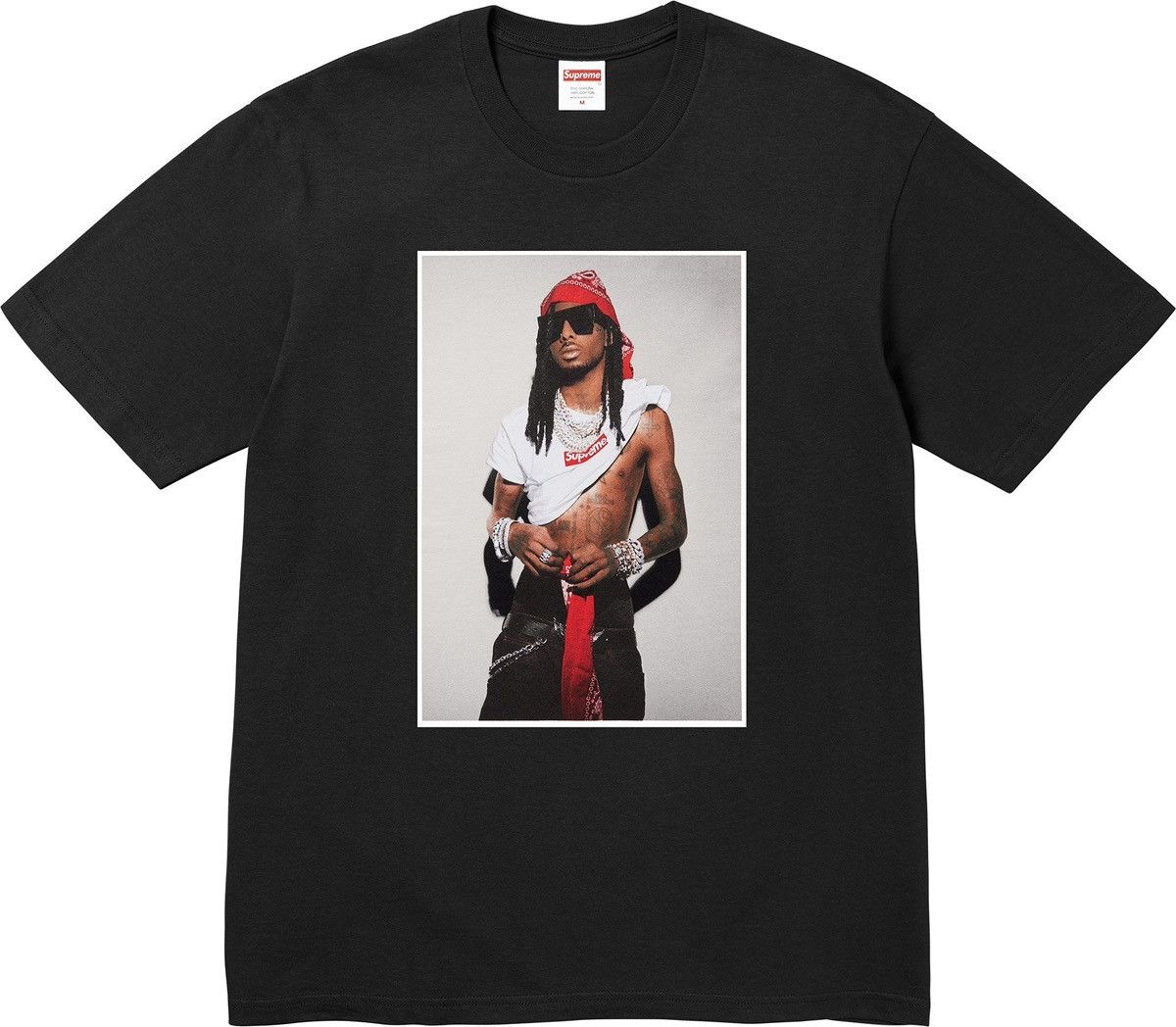 XL supreme Playboi Carti Tee Camo カーティ Supreme Playboi Carti Tee Woodland Camo Men's - FW25 - US