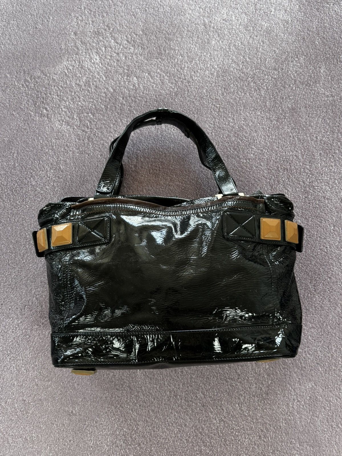 Chloe Chloe 00s Avant Garde Leather Audra Handle Bag Size ONE SIZE - 11 Thumbnail