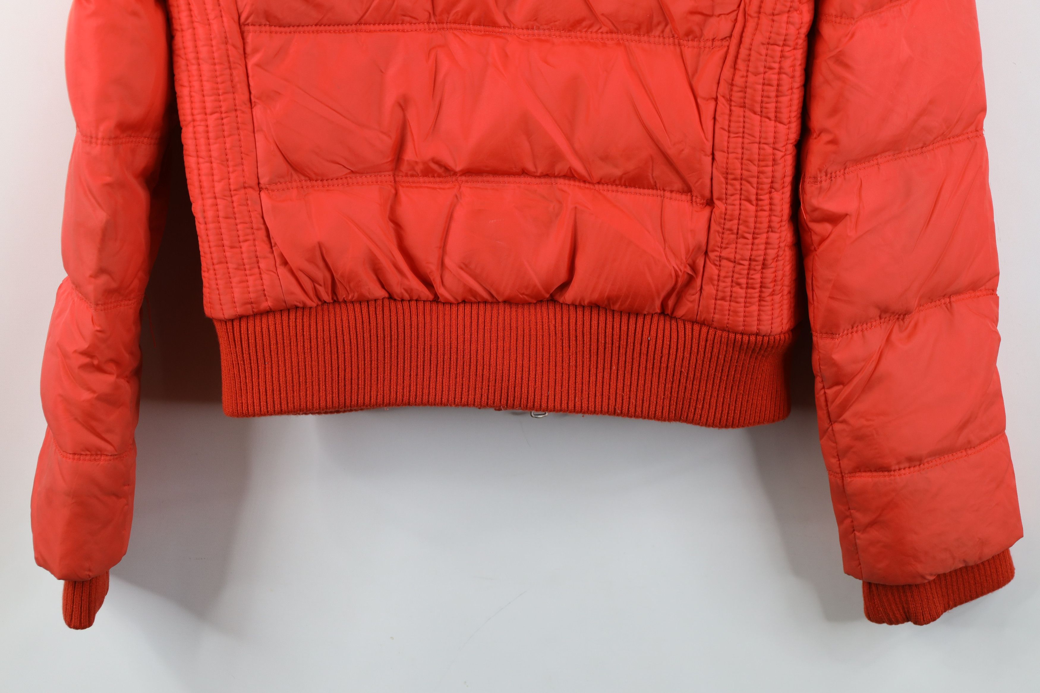 American Eagle Outfitters Vintage 90s Y2K American Eagle Cropped Puffer Jacket Orange Size M / US 6-8 / IT 42-44 - 15 Thumbnail