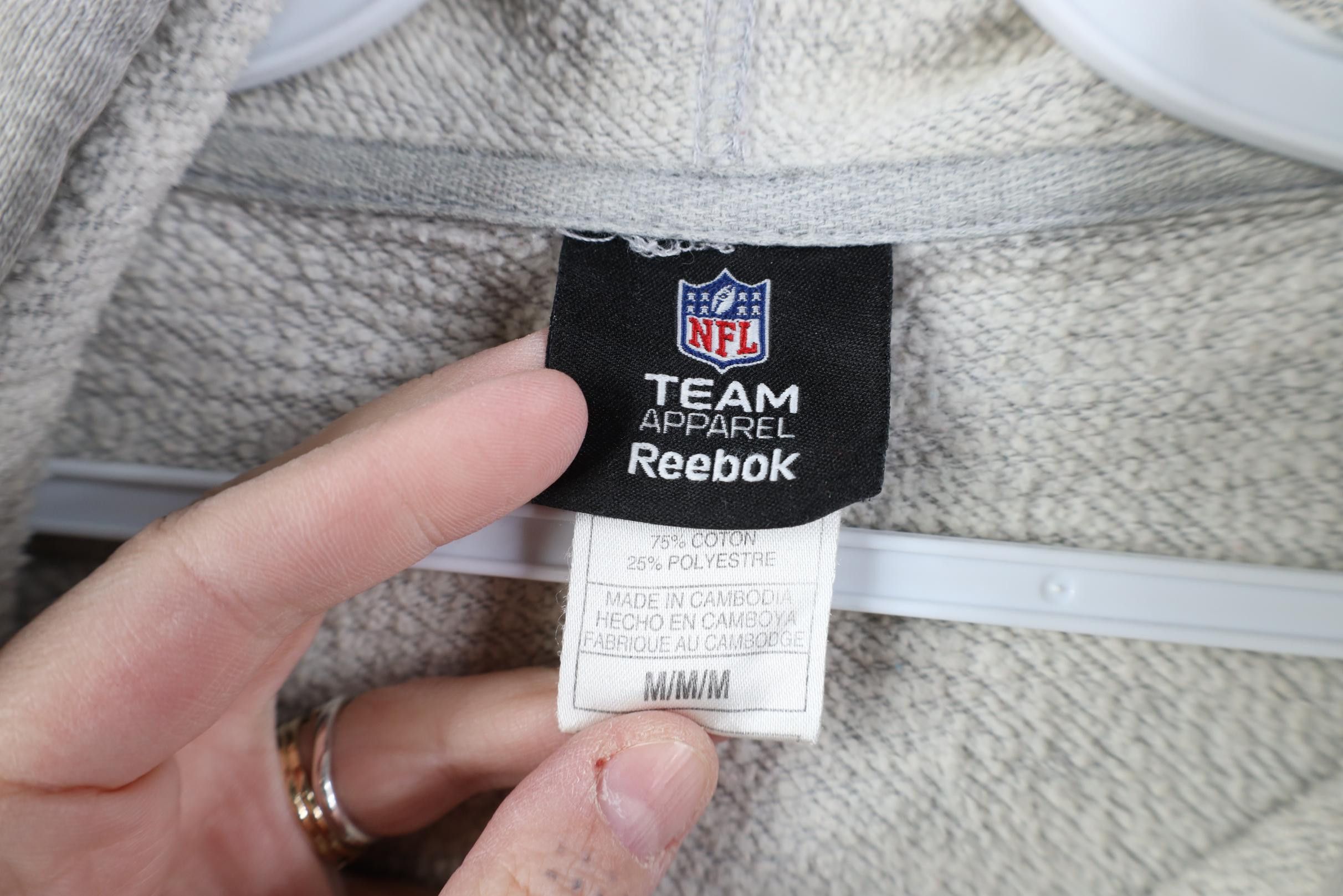 Reebok Vintage Reebok Roethlisberger Pittsburgh Steelers Hoodie Size US M / EU 48-50 / 2 - 11 Thumbnail