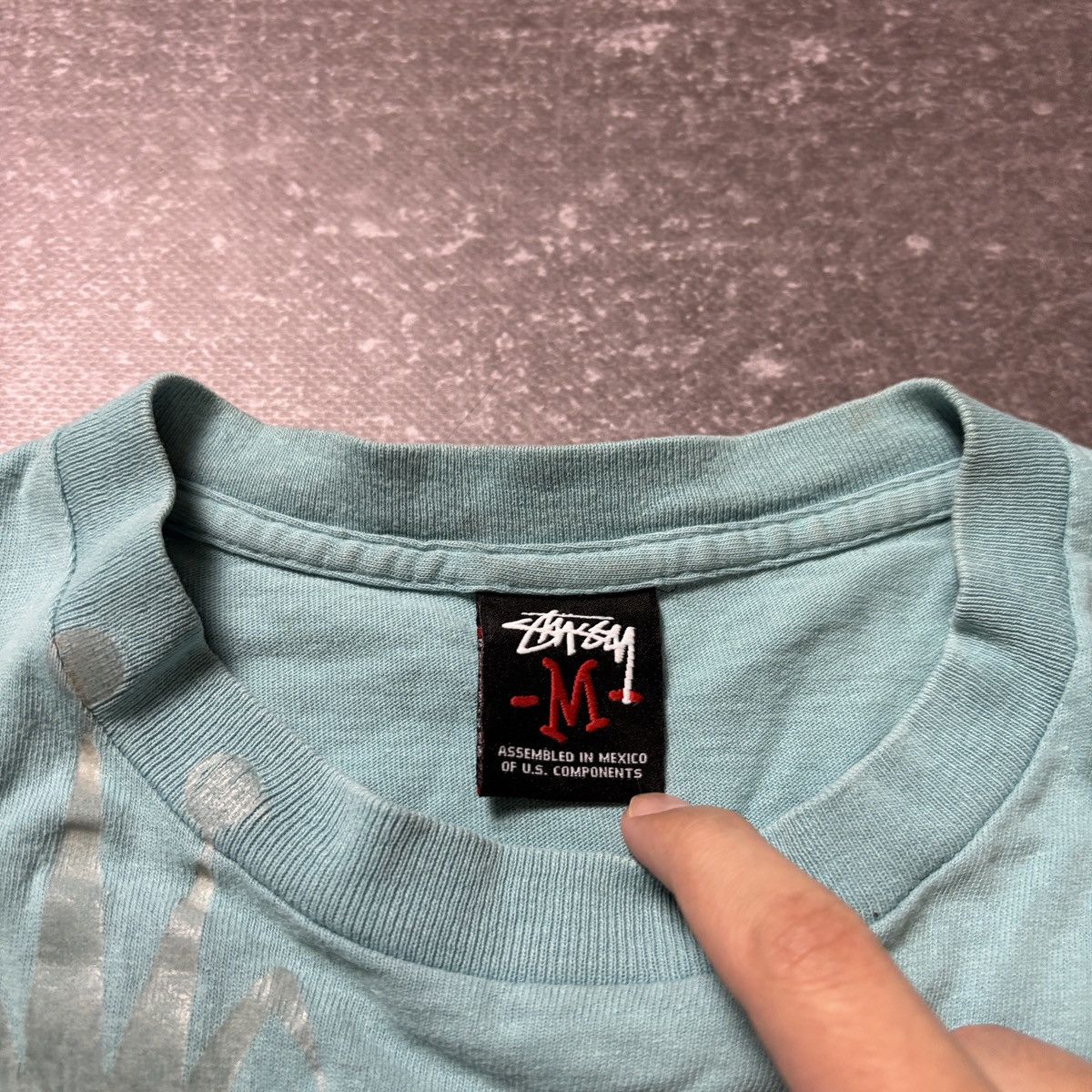Stussy crazy stussy vintage 90s t-shirt crown made in usa rare Size US M / EU 48-50 / 2 - 2 Thumbnail