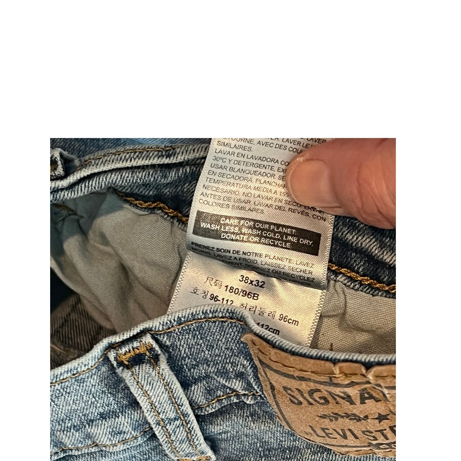 Levi's Levi's Signature Slim Jeans Mens 38x32 Size US 38 / EU 54 - 4 Thumbnail