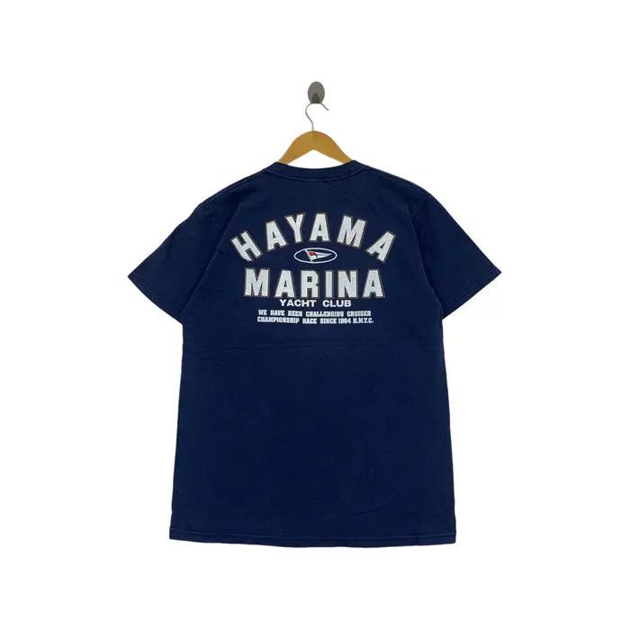 Vintage Vintage 90’ HAYAMA MARINA YACHT CLUB Sailing Tee Shirt Size US M / EU 48-50 / 2 - 4 Thumbnail