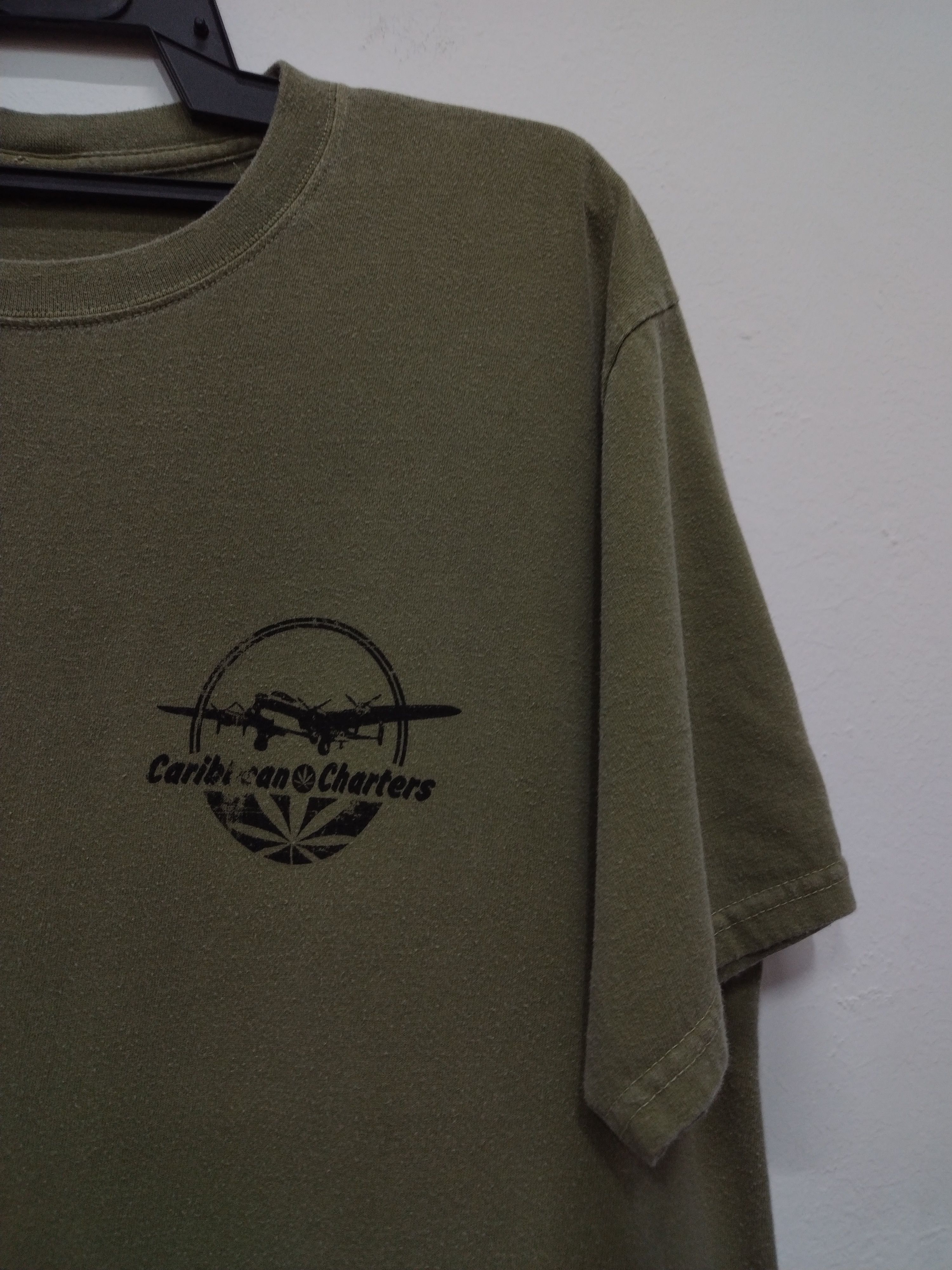 Vintage Vtg Hemp Dyed Crazy Shirt Discontinued airplane series Tee Size US L / EU 52-54 / 3 - 3 Thumbnail