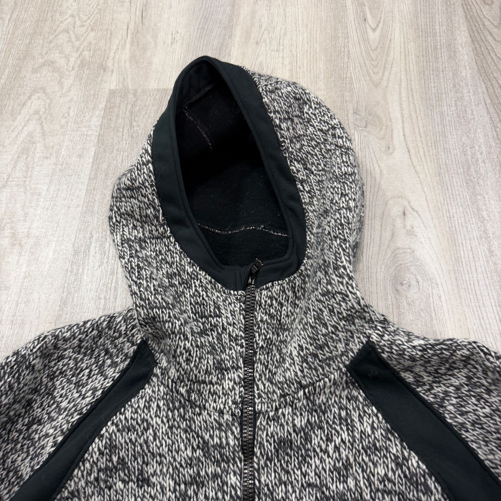 Kuhl Kuhl Stout Wool Hooded Jacket Women's Large Gray Black Size L / US 10 / IT 46 - 3 Thumbnail