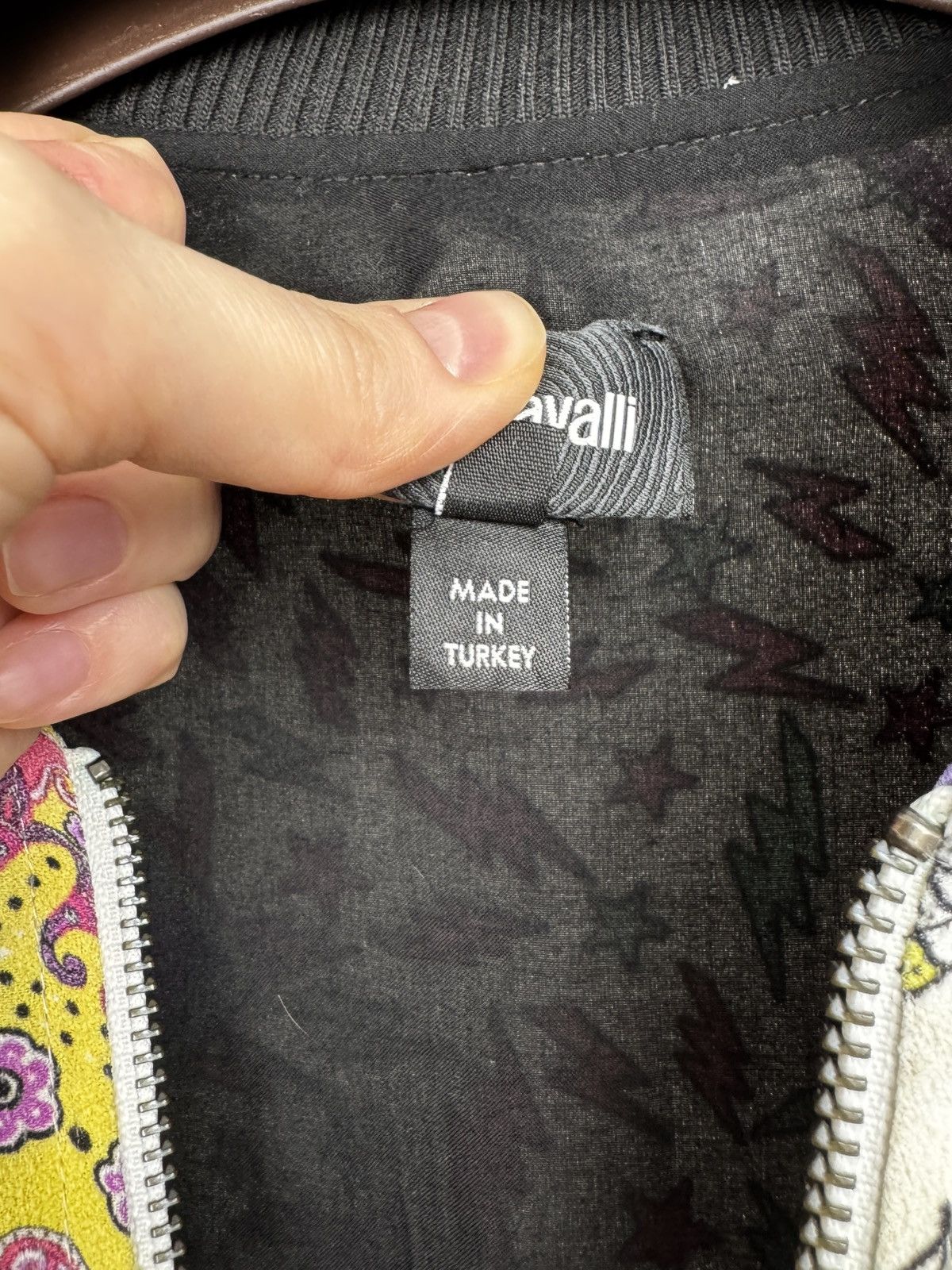 Just Cavalli Just Cavalli Multicoloured Paisley Viscose bomber jacket 44 Size M / US 6-8 / IT 42-44 - 11 Thumbnail