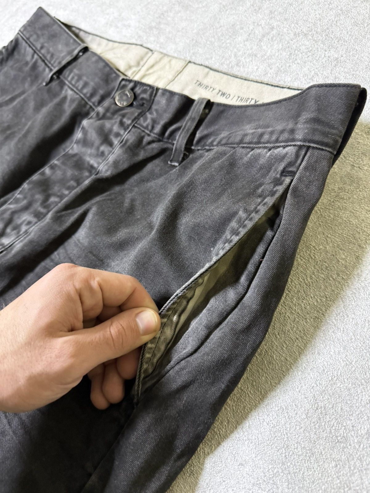 Allsaints Skull Allsaints Rick Owens Style Drop Crotch Jeans Size US 32 / EU 48 - 6 Thumbnail