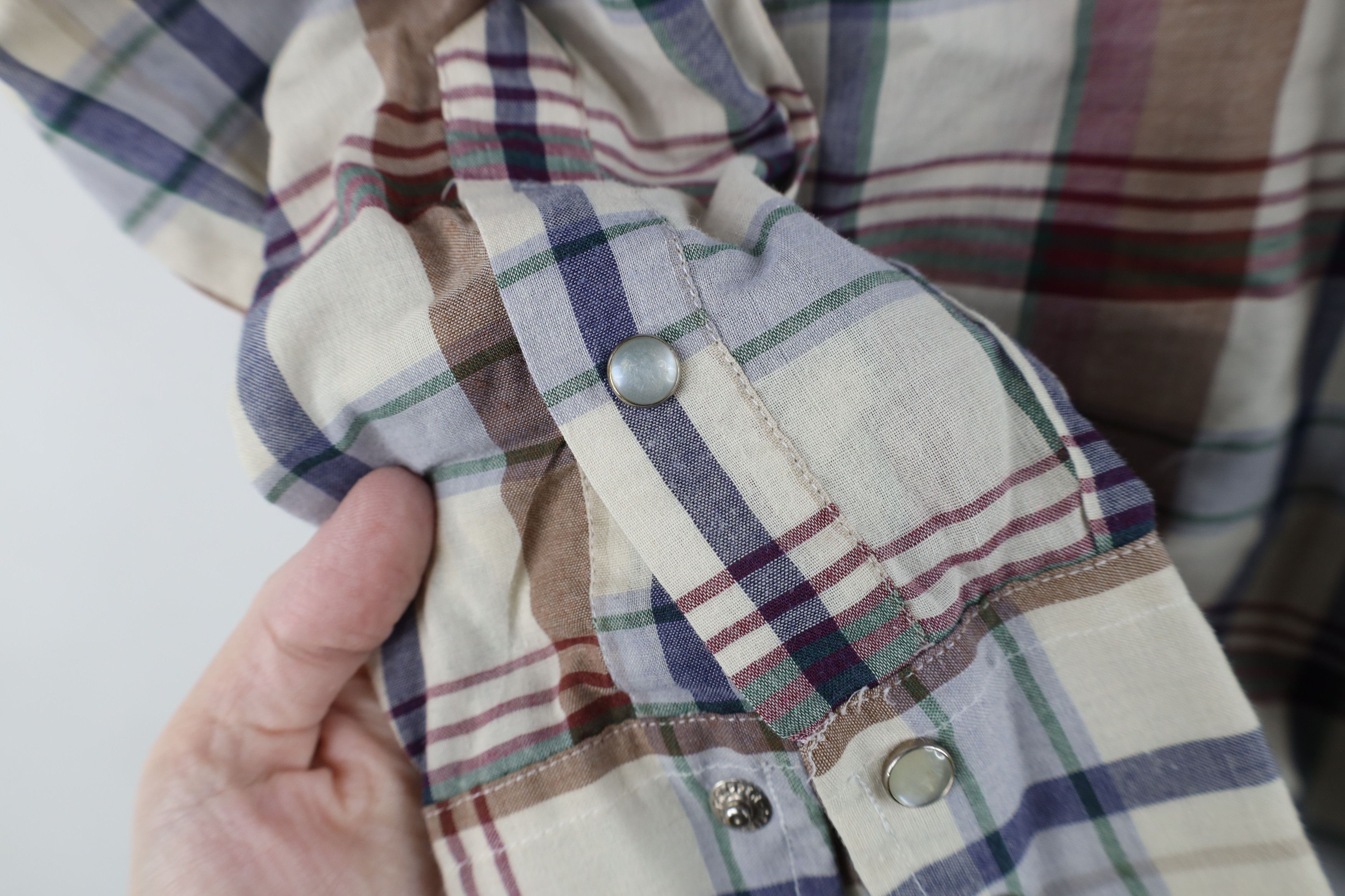 Vintage Vintage 70s Streetwear Western Cowboy Snap Button Shirt Size US M / EU 48-50 / 2 - 7 Thumbnail
