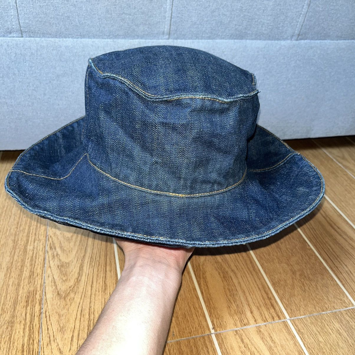 Le Grande Bleu (L.G.B.) L.G.B Denim Hat Size ONE SIZE - 1 Thumbnail