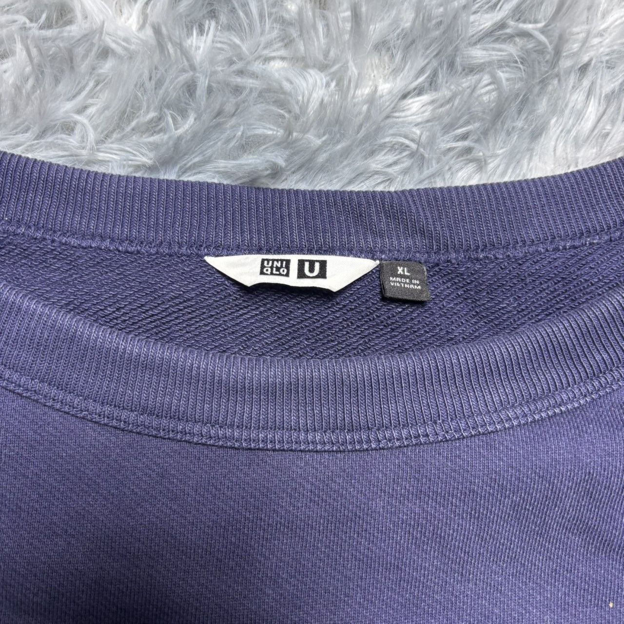 Uniqlo UNIQLO U Purple Crew Neck Sweatshirt - Size XL Size US XL / EU 56 / 4 - 2 Thumbnail