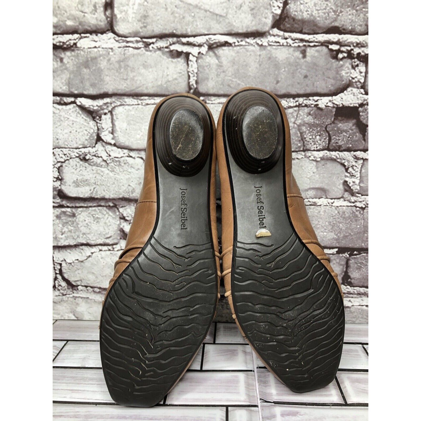 JOSEF SEIBAL Josef Seibel Brown Leather Slip On Heel Booties Shoes Women’ Size US 9 / IT 39 - 15 Thumbnail