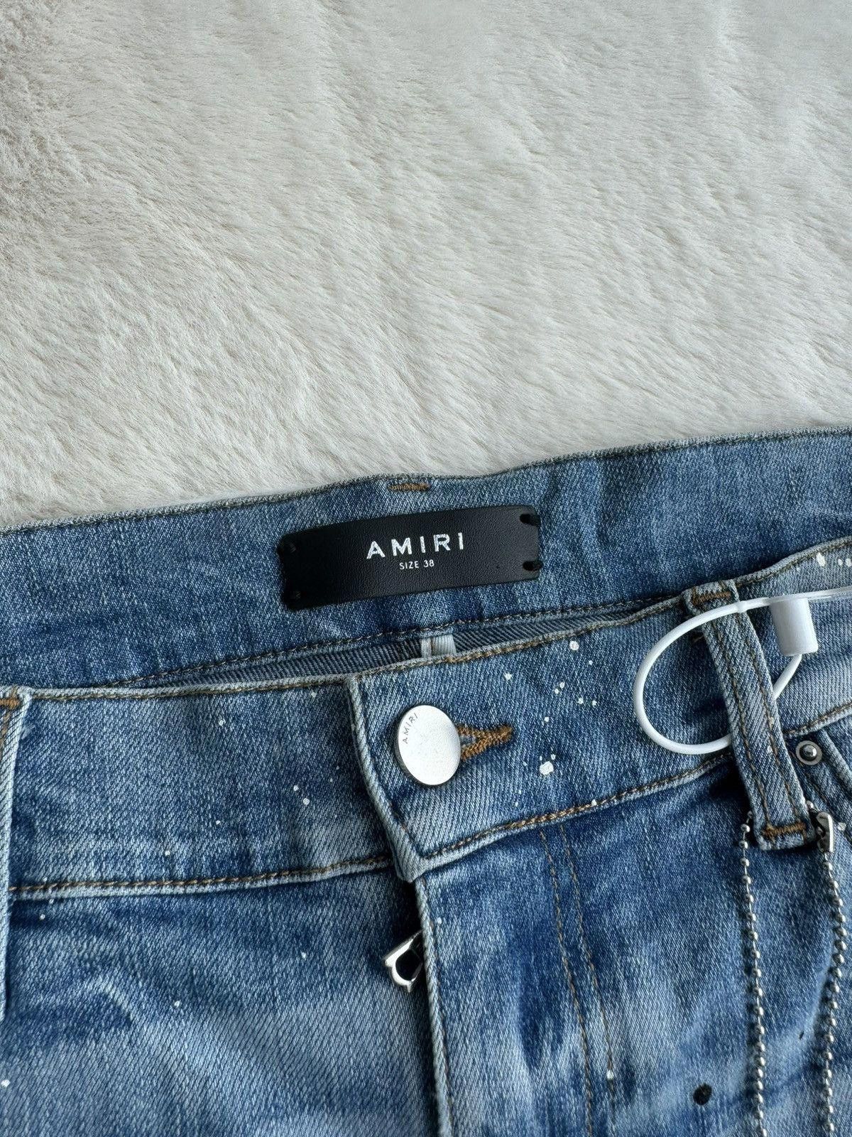 Amiri Amiri Indigo Military Patch Denim Jeans Size US 38 / EU 54 - 2 Thumbnail