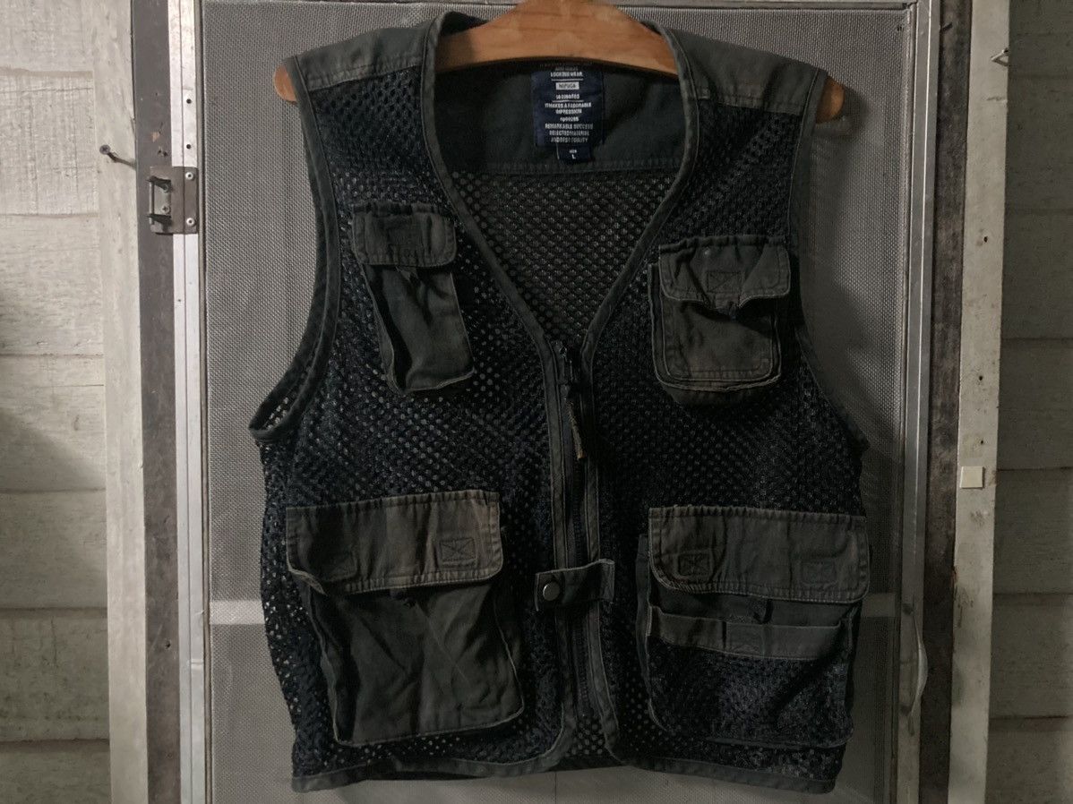 Designer × Japanese Brand Vintage Vest Nepuca Black Vest Size US M / EU 48-50 / 2 - 2 Thumbnail