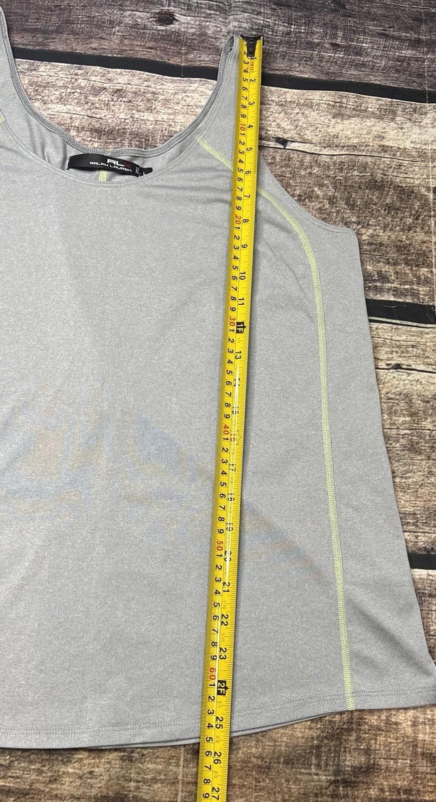 RLX Ralph Lauren RLX Ralph Lauren Tank Top Womens Large Gray Sleeveless Size L / US 10 / IT 46 - 8 Thumbnail