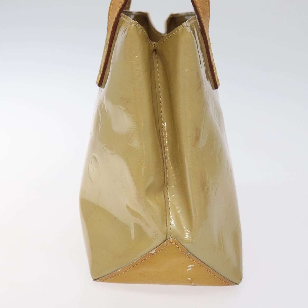 Louis Vuitton LOUIS VUITTON Monogram Vernis Reade PM Hand Bag Beige M91334 Size ONE SIZE - 4 Thumbnail